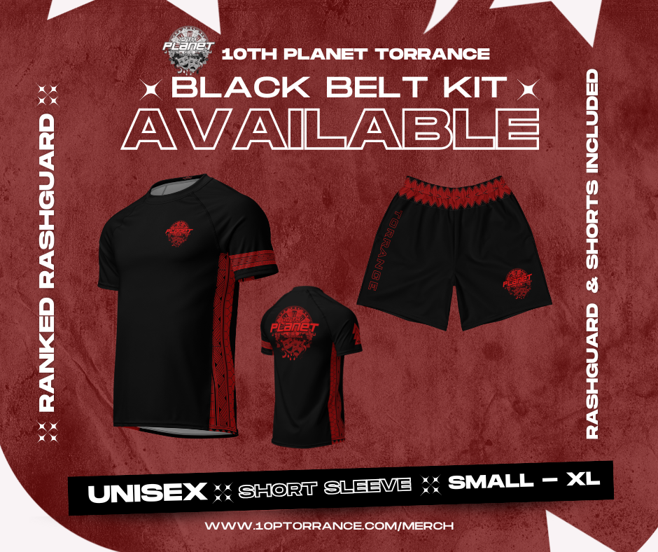 Unisex Tribal Rashguard Set - Black