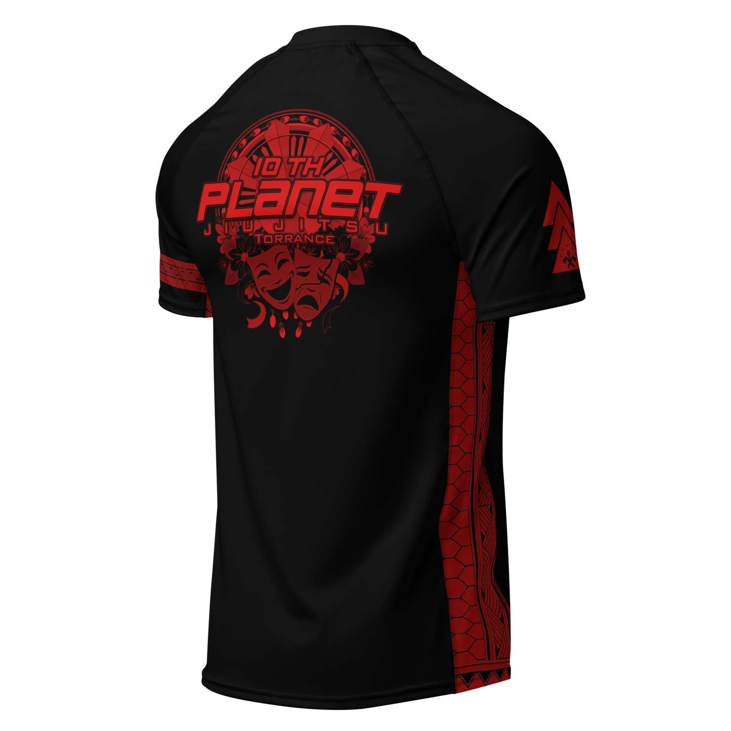 Unisex Tribal Rashguard Set - Black