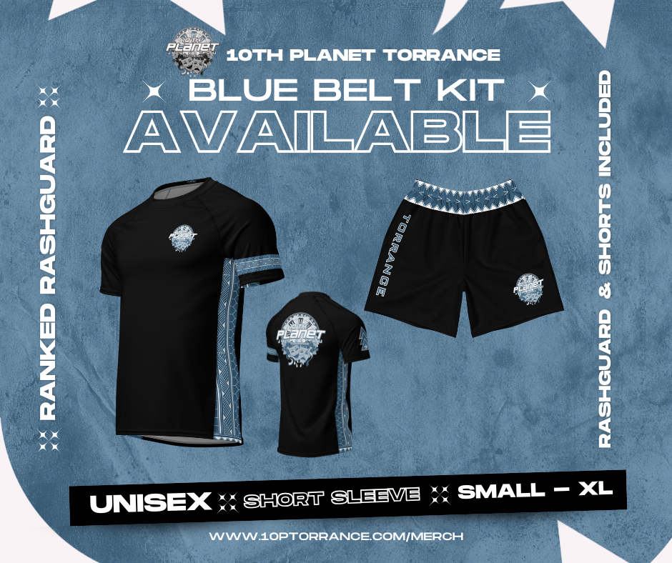 Unisex Tribal Rashguard Set - Blue