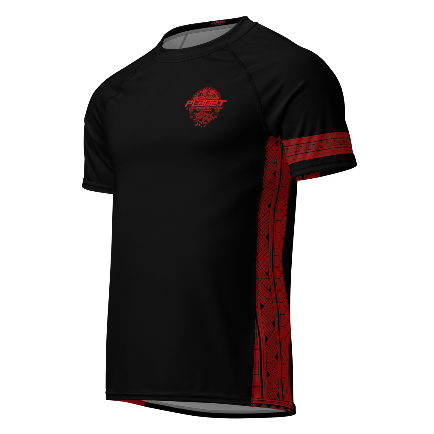 Unisex Tribal Rashguard Set - Black