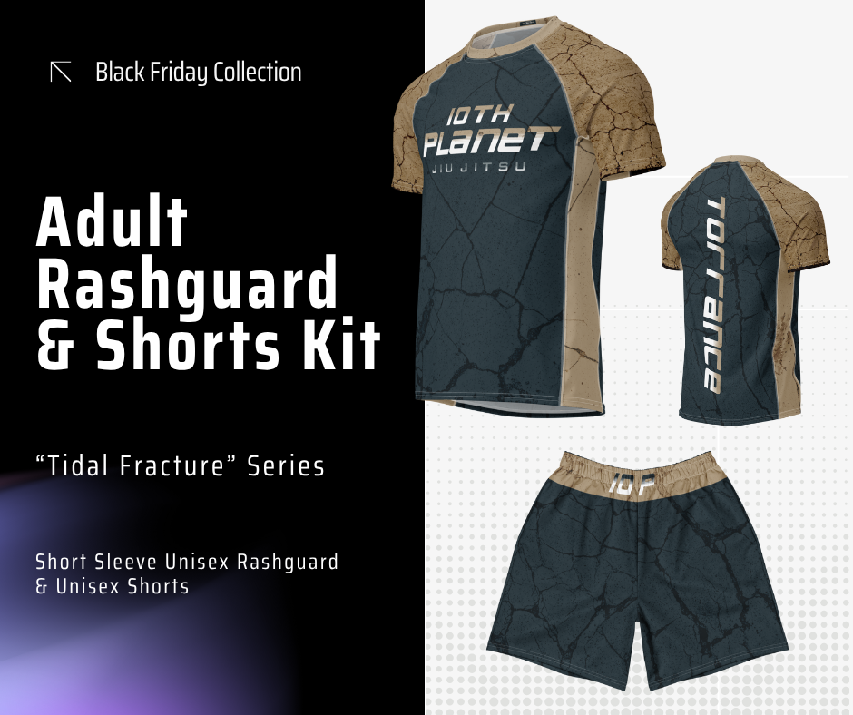 Unisex Adult Rashguard Kit - Tidal Fracture