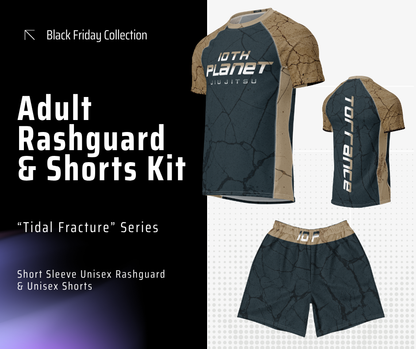 Unisex Adult Rashguard Kit - Tidal Fracture