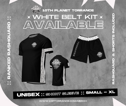 Unisex Tribal Rashguard Set - White