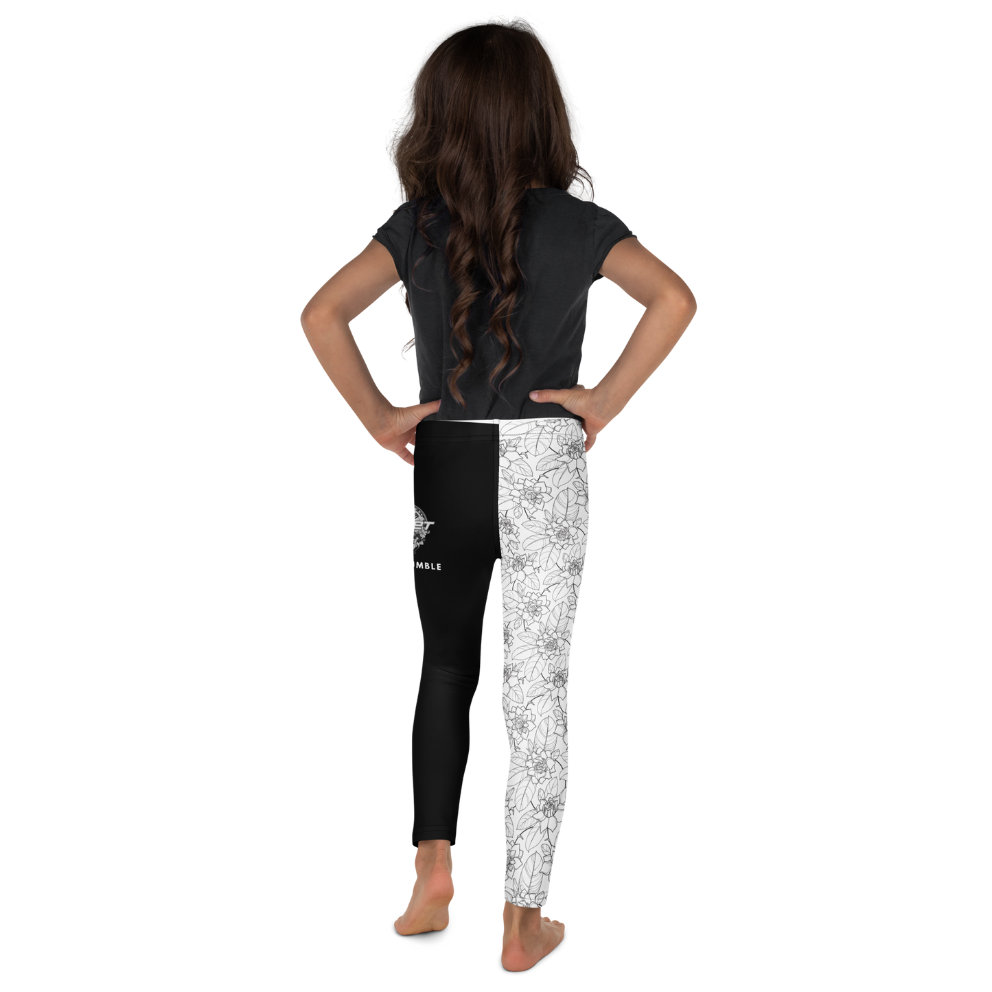 Kid's Leggings - Stay Humble Floral Leggings