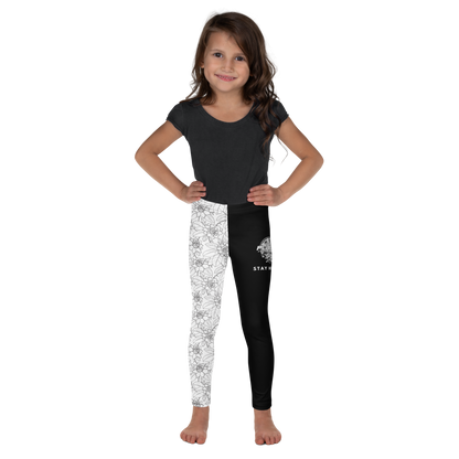 Kid's Leggings - Stay Humble Floral Leggings