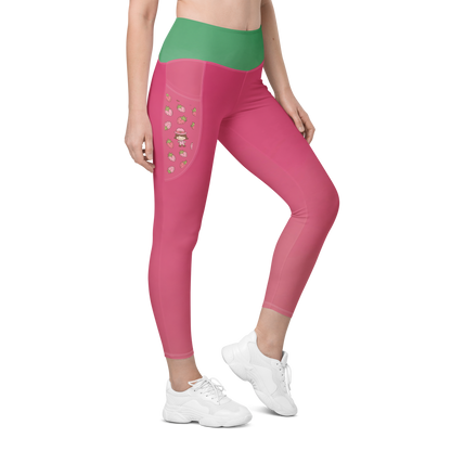 Strawberry Shortcake Slam - Teen/Women's Leggings