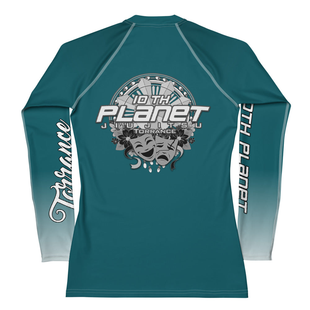 Women's Rash Guard - 10th Planet Torrance "City of Torrance"