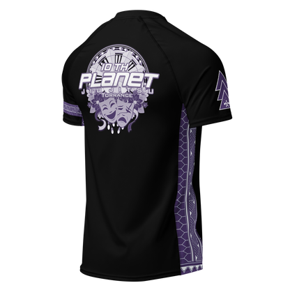 Unisex Tribal Rashguard Set - Purple