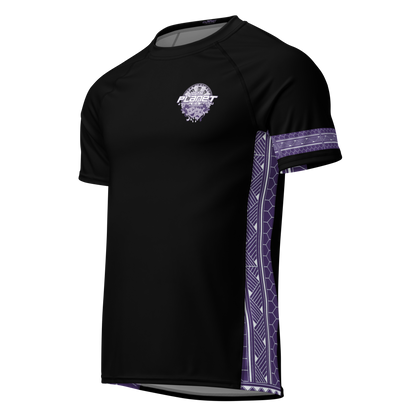 Unisex Tribal Rashguard Set - Purple